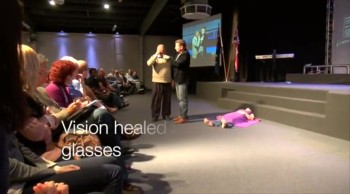 People healed in their seats during prayer - John Mellor Australian Healing Ministry 