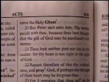 Acts 8:7-23  – Midweek Service  – Pastor D. A. Waite<br />					<br />On Thursday, November 20,  2014, Pastor D. A. Waite discussed Acts 8:7-23  at the midweek service of the Bible For Today Baptist Church of Collingswood, New Jersey.<br />								<br />Pastor D. A. Waite<br />Bible For Today Baptist Church<br />900 Park Avenue<br />Collingswood, NJ 08108<br />					<br />www.BibleForToday.org<br />856-854-4747<br />			<br /><br />Acts 8:7-23<br /><br />   7 For unclean spirits, crying with loud voice, came out of many that were possessed with them: and many taken with palsies, and that were lame, were healed.  8 And there was great joy in that city.  9 But there was a certain man, called Simon, which beforetime in the same city used sorcery, and bewitched the people of Samaria, giving out that himself was some great one:  10 To whom they all gave heed, from the least to the greatest, saying, This man is the great power of God.  11 And to him they had regard, because that of long time he had bewitched them with sorceries.  12 But when they believed Philip preaching the things concerning the kingdom of God, and the name of Jesus Christ, they were baptized, both men and women.  13 Then Simon himself believed also: and when he was baptized, he continued with Philip, and wondered, beholding the miracles and signs which were done.  14 Now when the apostles which were at Jerusalem heard that Samaria had received the word of God, they sent unto them Peter and John:  15 Who, when they were come down, prayed for them, that they might receive the Holy Ghost: 
