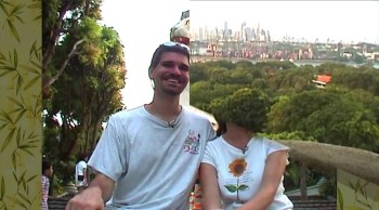 The final edition of "Positive Living"  concludes outside the Merlion in Sentosa, Singapore.