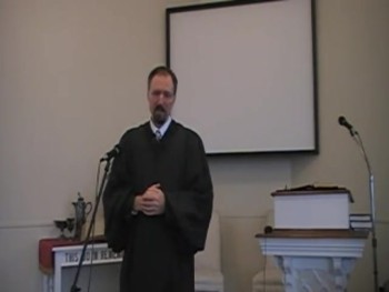There are many efforts to suppress Christian witness in our modern world.  Those attacks, whether by intimidation, mockery, or legal threat, may indeed discourage the Christian from testifying to the grace and righteousness of God. But we should not be silent! Watch as Pastor MacLaren shows from Acts 18:1-17, how God encourages his servants to speak freely and fully in the opportunities he brings to them. This sermon was preached at First Presbyterian Church in Perkasie, PA on November 30, 2014. First Church is a member of the Orthodox Presbyterian Church.  The Rev. R. Scott MacLaren is the pastor.