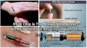 RFID Chip is the Mark of the Beast! NO RFID CHIPS in Any Circumstances! - Elvi Zapata  