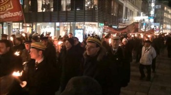 Torch Procession for Persecuted Believers around the World - Vienna, Austria - Dec. 2014