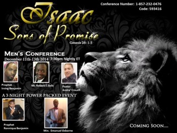 "Isaac Sons Of Promise" Men's Conference Night 2