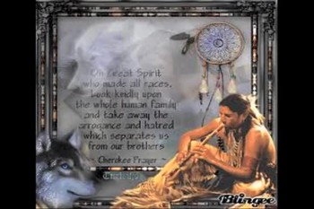 Amazing Grace in Cherokee and English by Misty Rose 