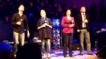 Aloma Baptist Church's praise team and choir lead the congregation in singing Crowder's "How He Loves".  Aloma continues to worship the Lord.