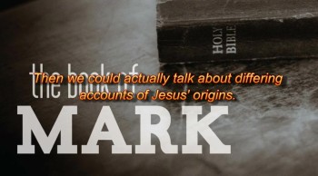 Why does Mark not mention the virgin birth? 