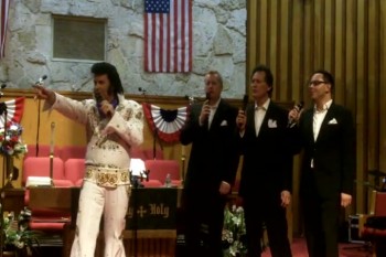 Barry Porter As Elvis with the Blackwood Brothers