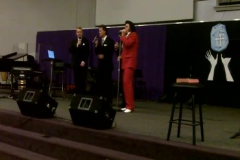 Barry Porter As Elvis with the Blackwood Brothers 