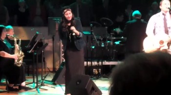 Aloma Baptist Church's praise team and choir lead in singing <br />Hillsong's "Cornerstone".  Aloma continues to worship the Lord.