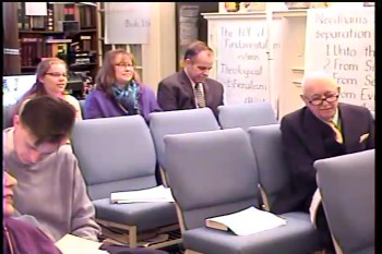 No Condemnation   – Romans 7:5-8:3  –  Pastor D. A. Waite – BFTBC<br /><br />On Sunday, January 18,  2015, Pastor D. A. Waite discussed  Romans 7:5-8:3  with the saints at the at Bible For Today Baptist Church of Collingswood, New Jersey.<br />		<br />						<br />Pastor D. A. Waite			<br />Bible For Today Baptist Church<br />900 Park Avenue<br />Collingswood, NJ 08108<br />										<br />		<br />www.BibleForToday.org<br />856-854-4747<br />	<br />			<br />Romans 7:5 - 8:3   For when we were in the flesh, the motions of sins, which were by the law, did work in our members to bring forth fruit unto death.  6 But now we are delivered from the law, that being dead wherein we were held; that we should serve in newness of spirit, and not in the oldness of the letter.  7 What shall we say then? Is the law sin? God forbid. Nay, I had not known sin, but by the law: for I had not known lust, except the law had said, Thou shalt not covet.  8 But sin, taking occasion by the commandment, wrought in me all manner of concupiscence. For without the law sin was dead.  9 For I was alive without the law once: but when the commandment came, sin revived, and I died.  10 And the commandment, which was ordained to life, I found to be unto death.  11 For sin, taking occasion by the commandment, deceived me, and by it slew me.  12 Wherefore the law is holy, and the commandment holy, and just, and good. 