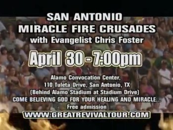 EVANGELIST CHRIS FOSTER / AWAKEN AMERICA TOUR / YOUTH REVIVAL 