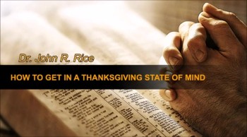 How to Get in a Thanksgiving State of Mind (The Prayer Motivator Devotional #183)   