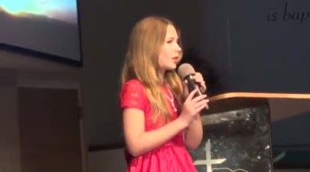 11 year old sings 'I Know Who Holds Tomorrow' 