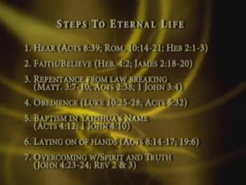 Steps to Eternal Life 