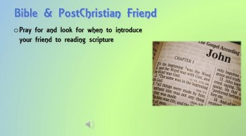 PostChristian Evangelism Workshop, Part 2 