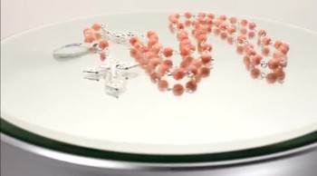 Authentic Coral Pearl Beads Rosary 