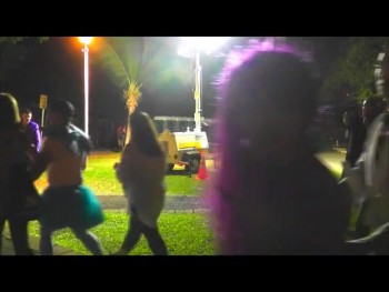 Street preaching, Halloween, Maui, Hawaii, Preaching the Gospel of everlasting life through Jesus Christ