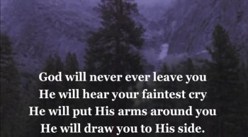 Let Him Hold You 