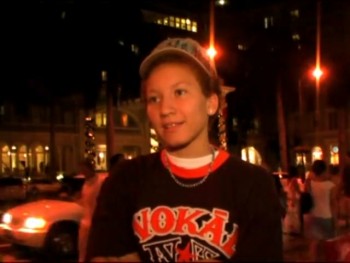 Street evangelism, Waikiki, Preaching the Gospel of everlasting life through Jesus Christ