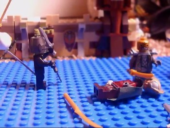 Lego battle of the Robot ninjas 