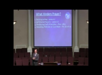 A message by Pastor Brenenstuhl