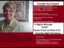 Hope by Chaplain Ruth Happel 