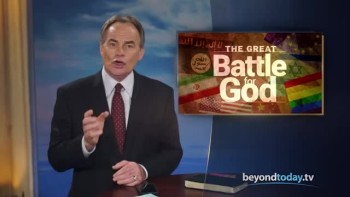 With so much confusion and strife in our world, where is God and what is His purpose and plan for you and all humanity?<br />=================<br />Subscribe Beyond Today Email<br />https://www.ucg.org/email-subscribe?source=godtube<br />=================<br />Watch this program, read the transcript and request the Bible study aid "Who Is God?" at https://www.ucg.org/beyond-today/beyond-today-television-program/the-great-battle-for-god<br />=================<br />FREE Bible Study Aid: Who Is God?<br />https://www.ucg.org/bible-study-tools/booklets/who-is-god<br />How Is God One? Is God a Trinity? Who was Jesus of Nazareth? Was He a mere man, or much more? What was the significance of His death and resurrection? In this booklet you’ll learn more about the nature of God and Jesus Christ and our future destiny with Them as revealed in the Bible.<br />=================