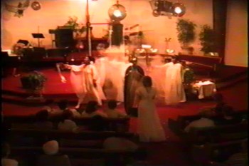 Our LORD is returning soon....the time draws near. This drama dance is based on our LORD's soon return for His bride. The church is His bride. She is dressed in white and is righteous by Jesus' blood. Angels rejoice with the bride.