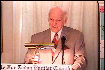 HeThat Is Spiritual  – 1 Corinthians 2:14-3:9–  Pastor D. A. Waite – BFTBC<br />	<br />The BFTBC Bible study is streamed live on Sunday at 1:30 pm at  https://biblefortoday.org/flow_player.htm<br />	<br />On Sunday, September 6,  2015, Pastor D. A. Waite discussed 1 Corinthians 2:14-3:9 with the saints at the at Bible For Today Baptist Church of Collingswood, New Jersey.<br />			<br />							<br />Pastor D. A. Waite				<br />Bible For Today Baptist Church<br />900 Park Avenue<br />Collingswood, NJ 08108<br />											<br />			<br />www.BibleForToday.org<br />856-854-4747	<br />							<br />1 Corinthians 2:14 - 3:9<br /><br />But the natural man receiveth not the things of the Spirit of God: for they are foolishness unto him: neither can he know them, because they are spiritually discerned.  15 But he that is spiritual judgeth all things, yet he himself is judged of no man.  16 For who hath known the mind of the Lord, that he may instruct him? But we have the mind of Christ.<br /><br />And I, brethren, could not speak unto you as unto spiritual, but as unto carnal, even as unto babes in Christ.  2 I have fed you with milk, and not with meat: for hitherto ye were not able to bear it, neither yet now are ye able.  3 For ye are yet carnal: for whereas there is among you envying, and strife, and divisions, are ye not carnal, and walk as men?  4 For while one saith, I am of Paul; and another, I am of Apollos; are ye not carnal?  5 Who then is Paul, and who is Apollos, but ministers by whom ye believed, even as the Lord gave to every man? 