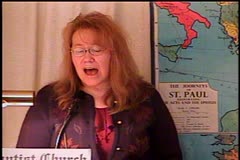 One Day  – Tamara Waite  – BFTBC<br /><br />								<br /><br />On Sunday, October 25, 2015, Tamara Waite sang, “One Day”   at Bible For Today Baptist Church of Collingswood, New Jersey.<br /><br />The BFTBC streams its services live each Sunday morning at 10:00 am ET at his site:  https://www.biblefortoday.org/flow_player.htm<br />			<br />Pastor D. A. Waite								<br />Bible For Today Baptist Church<br />900 Park Avenue<br />Collingswood, NJ 08108<br />			<br />www.BibleForToday.org		<br />856-854-4747<br /><br />https://www.BibleForToday.org	<br /><br />https://www.sermonaudio.com/biblefortoday<br />https://vimeo.com/biblefortoday<br />\https://www.godtube.com/biblefortoday/<br />https://www.youtube.com/watch?v=k3JKeiuKdTc&list=UUg1xGFDgLaxgOtFJ4yK4S8w	<br />https://www.facebook.com/pages/The-Bible-For-Today/111060712302527<br /><br /><br />One day when Heaven was filled with His praises,<br />One day when sin was as black as could be,<br />Jesus came forth to be born of a virgin,<br />Dwelt among men, my Example is He!<br /><br />Refrain<br /><br />Living, He loved me; dying, He saved me;<br />Buried, He carried my sins far away;<br />Rising, He justified freely forever;<br />One day He’s coming—O glorious day!<br /><br />One day they led Him up Calvary’s mountain,<br />One day they nailed Him to die on the tree;<br />Suffering anguish, despised and rejected:<br />Bearing our sins, my Redeemer is He!<br /><br />Refrain<br /><br />One day they left Him alone in the garden,<br />One day He rested, from suffering free;<br />Angels came down o’er His tomb to keep vigil;<br />Hope of the hopeless, my Savior is He!<br /><br />Refrain<br /><br />One day the grave could conceal Him no longer,<br />One day the stone rolled away 