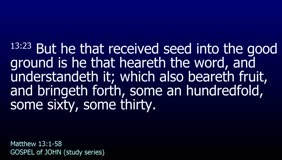 Gospel of John (Study Series)<br />Chapter and Verse By Verse Study<br />Gospel of John Chapter 1 <br />