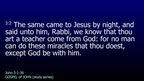 Gospel of John (Study Series)<br />Chapter and Verse By Verse Study<br />Gospel of John Chapter 1 