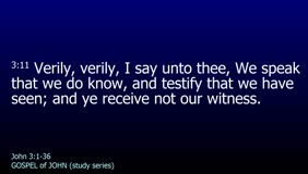 GOSPEL of JOHN-025-Ch.03 (Ye Receive Not Our Witnesses) 