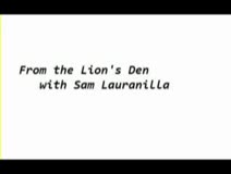 Podcast From the Lions' Den episode 1 