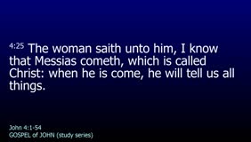 Gospel of John (Study Series)<br />Chapter and Verse By Verse Study