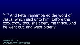 Gospel of John (Study Series)<br />Chapter and Verse By Verse Study