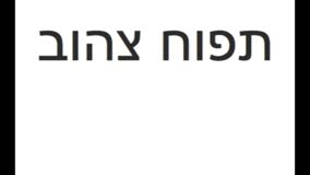 How to say Apple in Hebrew 