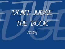Don't Judge The Book 