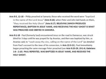Apostolic Bible Study Section 4 of 7 