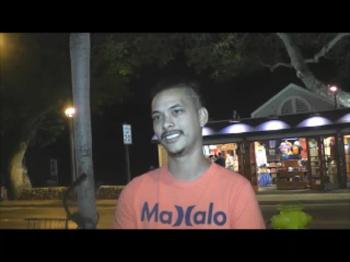 Street evangelism, Maui, Hawaii, Preaching the gospel of everlasting life through Jesus Christ