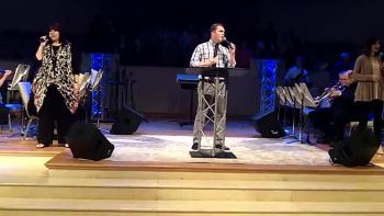 Aloma Baptist Church's praise team and choir lead the congregation in singing "Nothing But The Blood".  Aloma continues to worship the Lord.