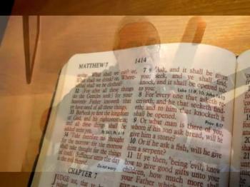 Sung from the KJV version, these verses provide a backbone to prayers.  For though with God answers are either a Yes, No or Wait (silence); we have a living hope for a favorable answer.