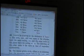 First Year Greek – Class #4 – BFTBC