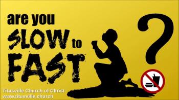 Are You Slow to Fast? Mark 9 