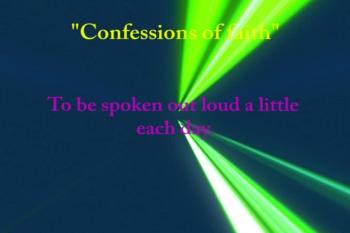 Confessions of faith! 