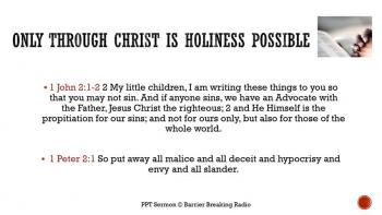 Sermon on Holiness 