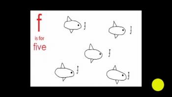f is for five fish