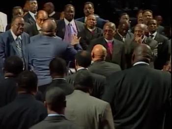 Bishop Marvin Winans and Paul Morton Bow Down 