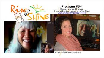 For the season finale, Jolene chats online with Janice Cretton, Owner of Bamboo Heaven Maui...and mouthpiece for the Lord.
