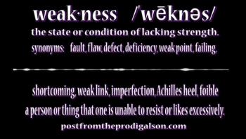 2 Corinthians 12:10King James Version (KJV) 10 Therefore I take pleasure in infirmities, in reproaches, in necessities, in persecutions, in distresses for Christ’s sake: for when I am weak, then am I strong.<br /> ★⋰⋱★Click to listen to complete video and podcast library★⋰⋱★<br />https://vimeo.com/user66694666/videos<br /><br />podomatic.com/podcasts/postfromtheprodigalson<br />facebook.com/groups/1640936326226191/<br />postfromtheprodigalson.com﻿
